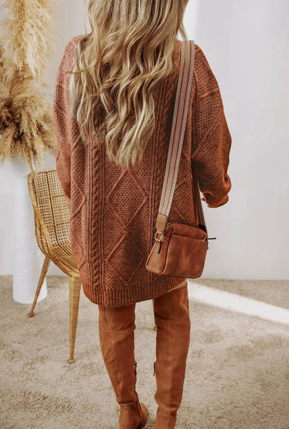 Cozy Knit Sweater Dress