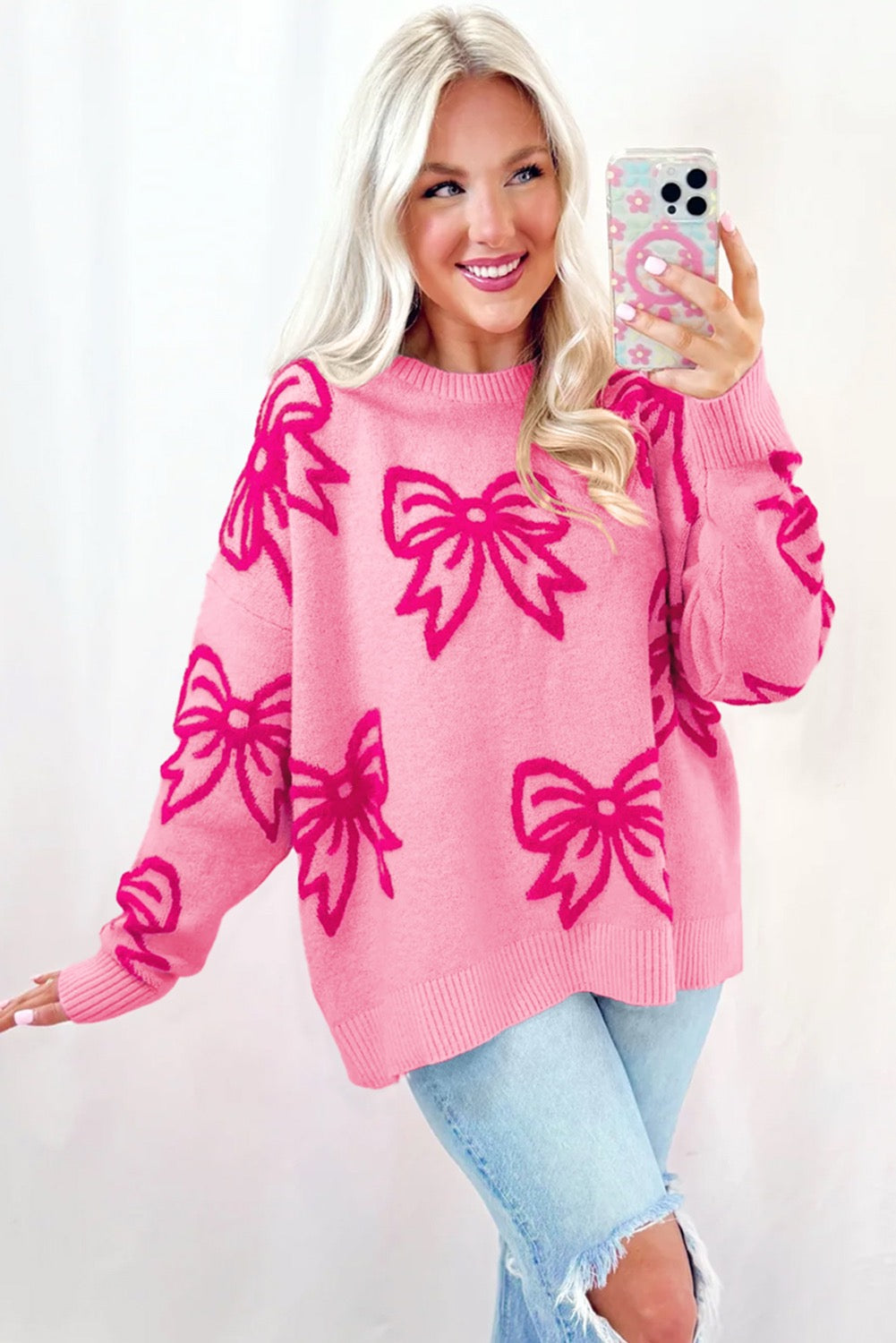 Pretty in Pink Sweater