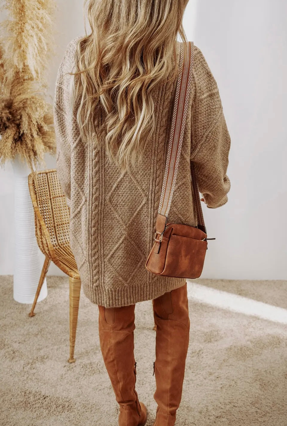 Cozy Knit Sweater Dress