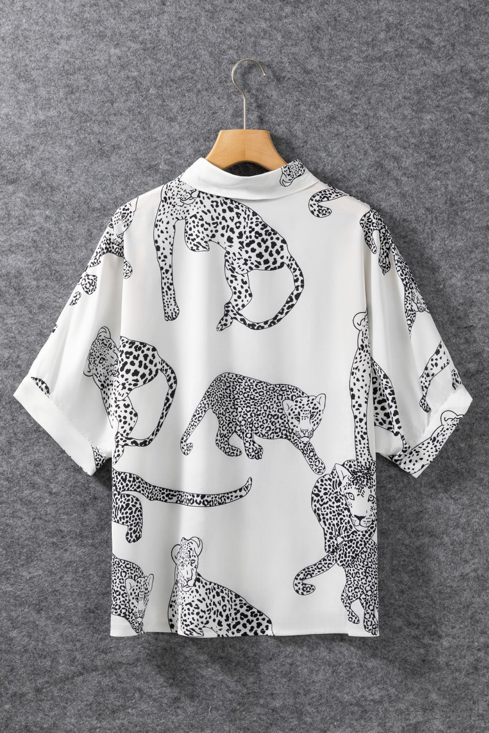 Fierce Feline Button-Up Shirt