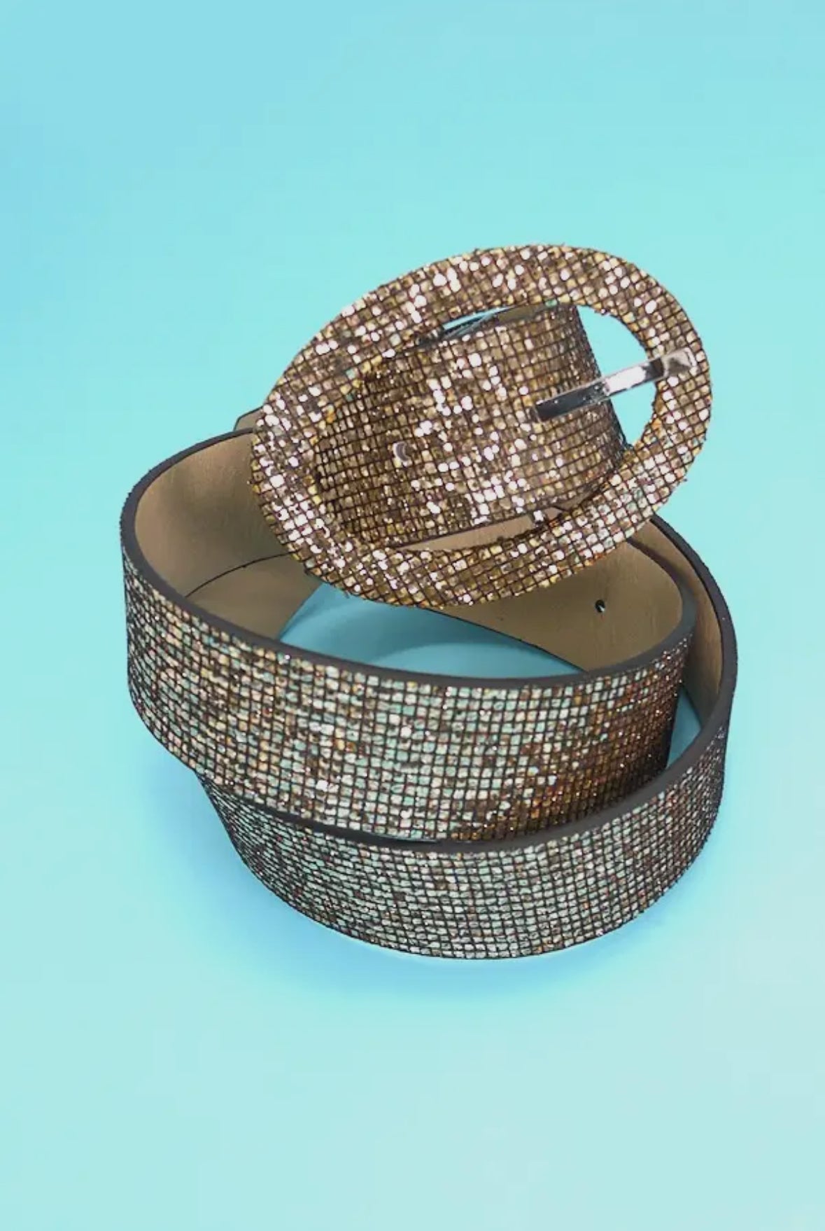 Glitter Buckle Belt