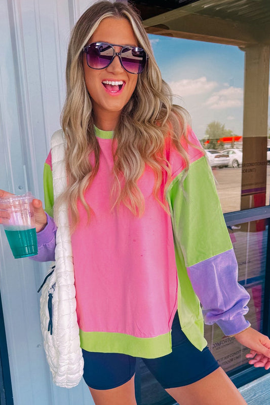 Candy Crush Colorblock Sweater