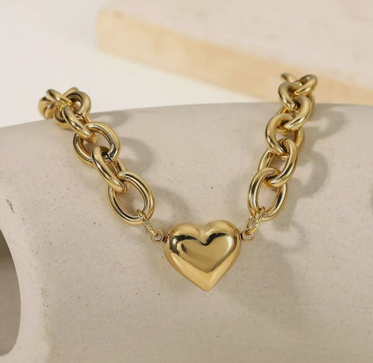 Heart Of Gold Necklace