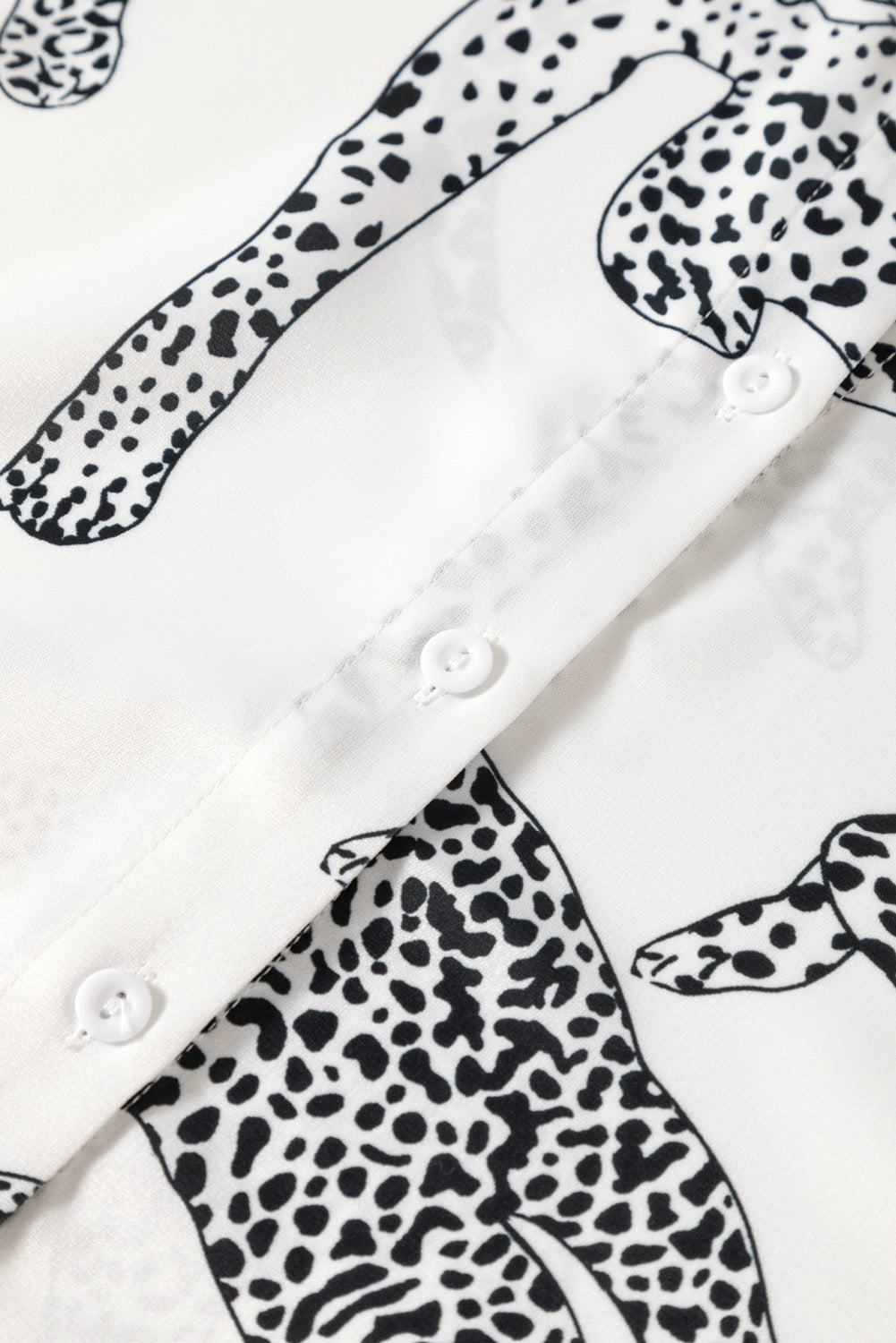 Fierce Feline Button-Up Shirt