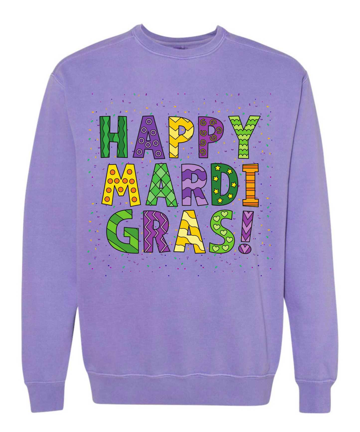 Happy Mardi Gras Sweatshirt